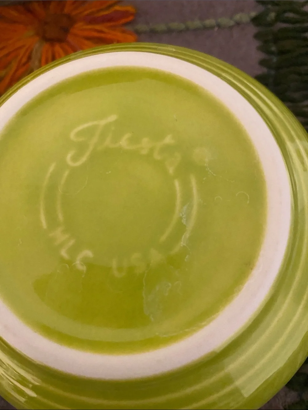 Fiesta Lime Green Dinner Plates and Bowls Set, no damage